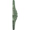 Ekena Millwork Shakuras Ceiling Medallion (Fits Canopies up to 1 3/8"), Hand-Painted Athenian Green, 9"OD x 1 3/8"P CM09SHAGF - alternate 4
